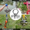 RIHEGIANT Heavy Duty Fishing Round Magnet - 200 Lb Pull