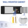 STEELIST Metal Garage Storage Cabinet, Locking Cabinet Wall Mounted, 12.8"