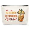 Funny Friendship Gift Boba Tea Themed Gifts Makeup Bag Boba