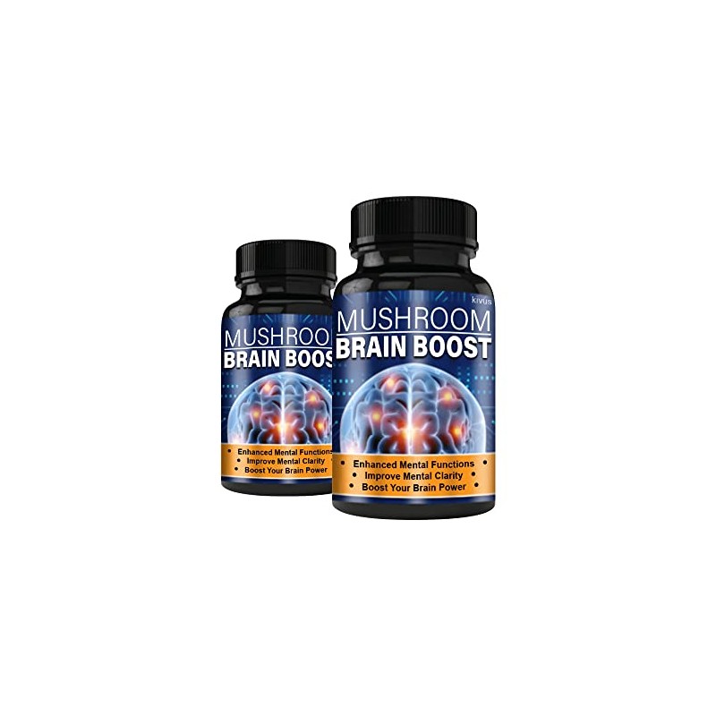 kivus Brain Boost - Mushroom Brain Boost 2 Pack