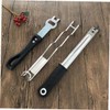 Sosoport Grill Plate Lifter Durable Stainless Steel Grate Clamp for