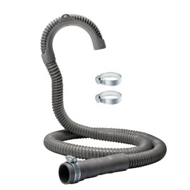 Solimeta 6 FT Universal Washing Machine Drain Hose, Washer Hoses with Clamp, Corrugated and Flexible Washer Drain Hose