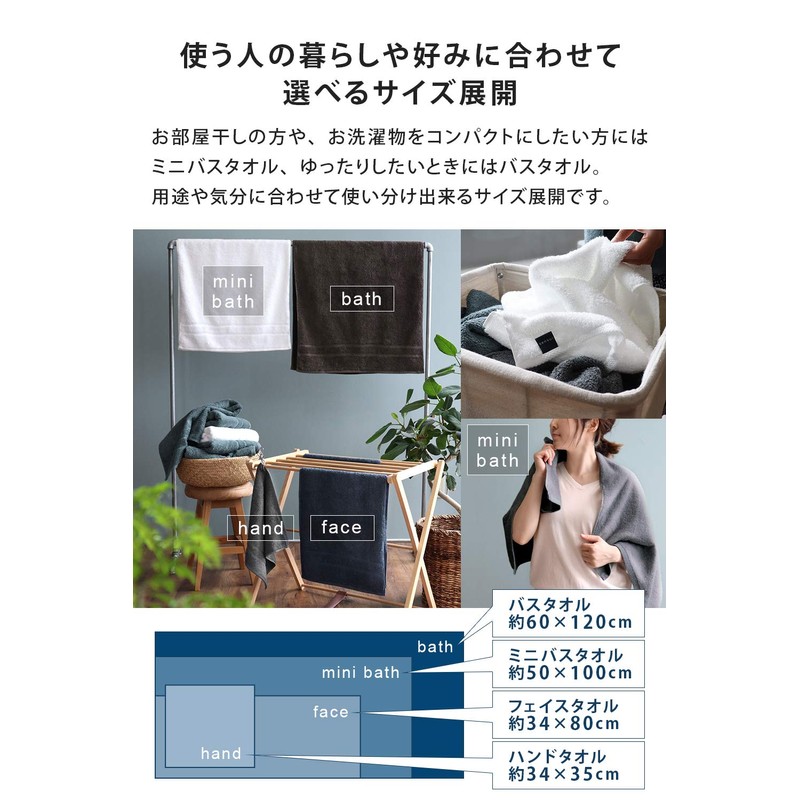 Sensui Ko Premium Ultra Long Cotton, Made in Japan, Mini