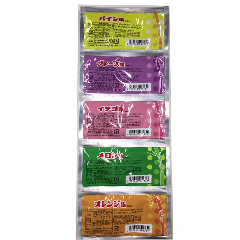 Matsuyama Seika Pack Juice 0.4 oz (12 g) x 50