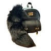 Dakotaline Black Fox Tail, Key Chain Optional (Tail KeyChain)