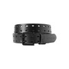 Volcom mens Two Spike Leather Belt, Black, 32