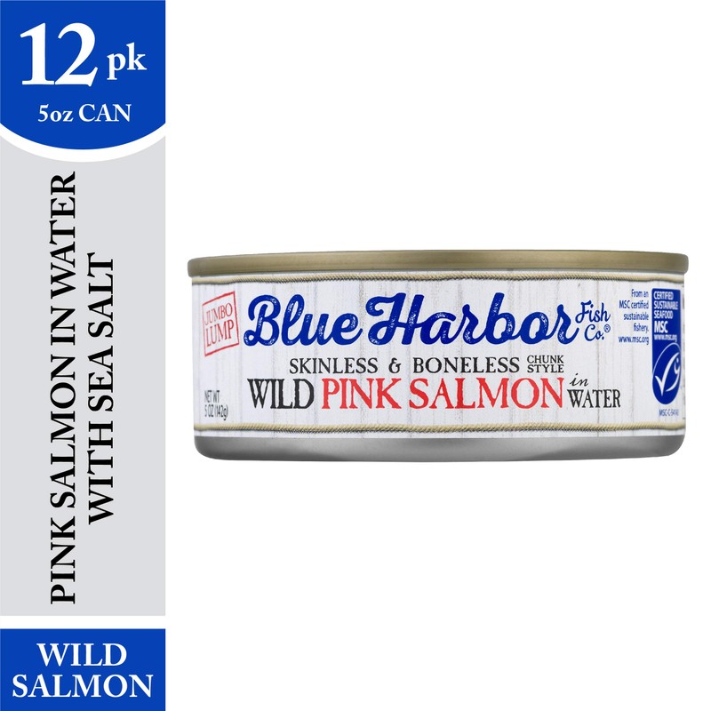 Blue Harbor Fish Co. Wild Pink Salmon in Water with