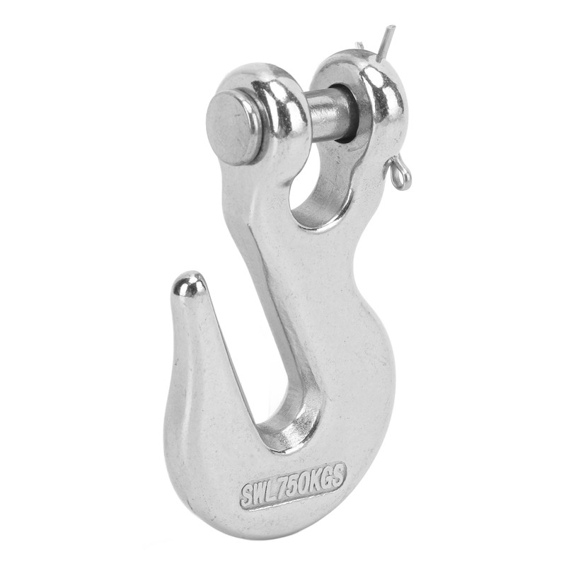 Marine Boat Slip Lifting Hook 1/4in 1000lbs Load Bearing Capacity