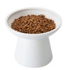 CEEFU Extra Wide Elevated Ceramic Cat Bowl - 6.2" Shallow