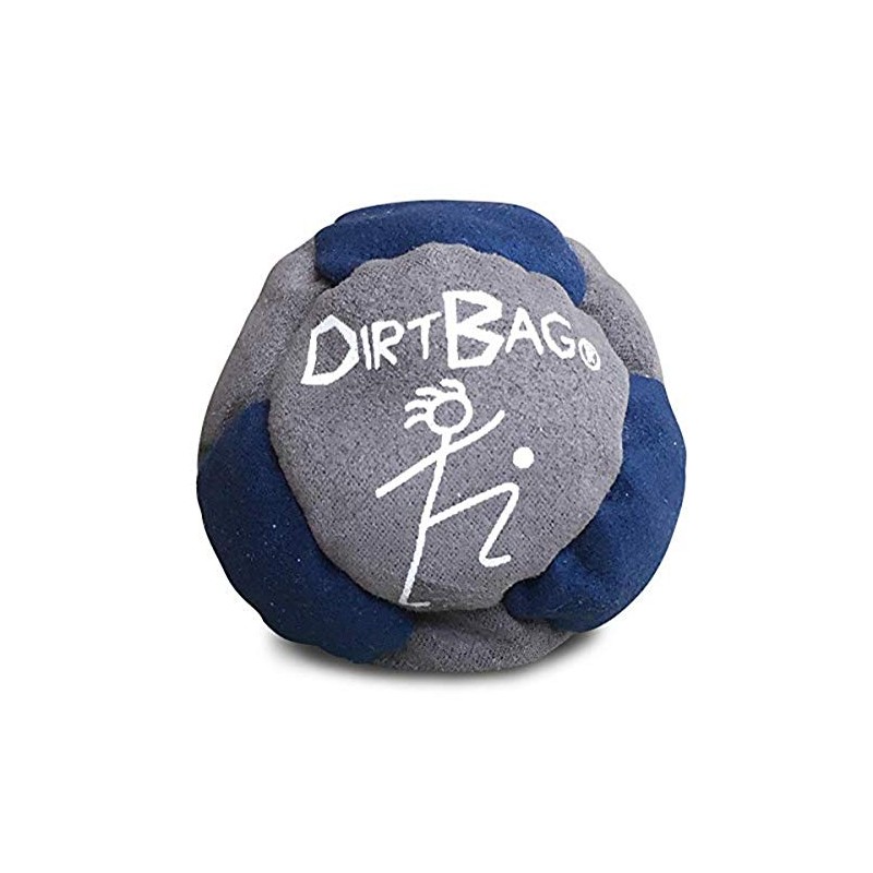 World Footbag Dirtbag Hacky Sack Footbag, Navy/Grey Pack of 1