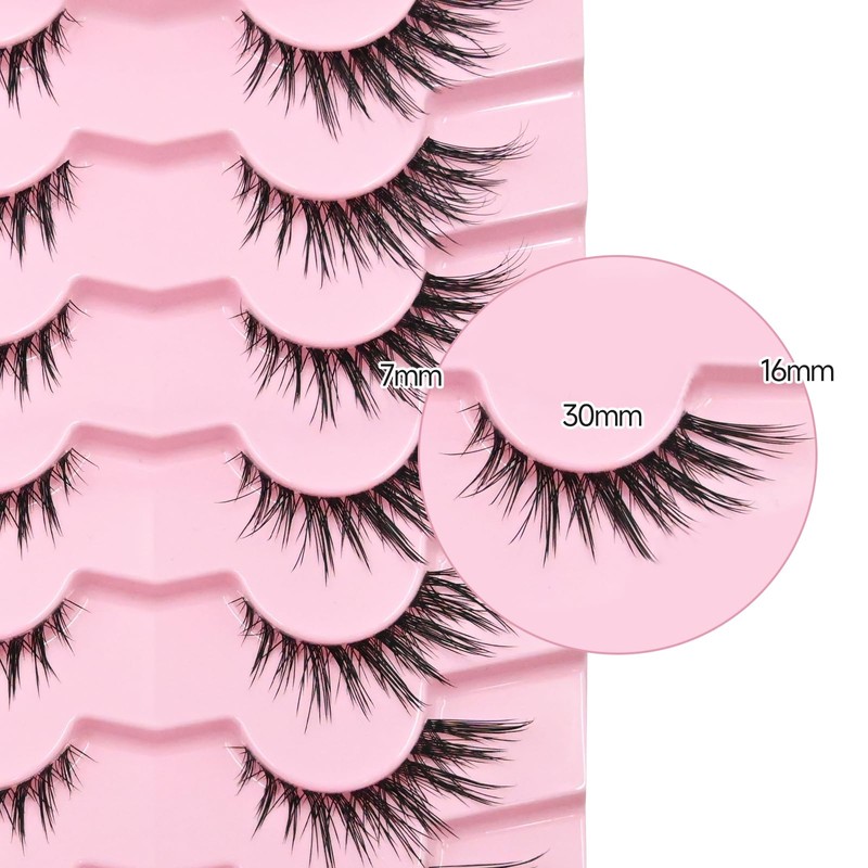 Foxy Lashes Cat Eye 16MM False Eyelashes Natural Lash Strips