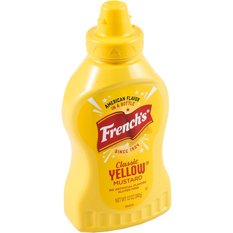French's Classic Yellow Mustard Squeeze Bottle, 12 oz