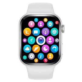 VAK Reloj Smartwatch f9 IP67 Metal Health Pasos Calorias Blanco