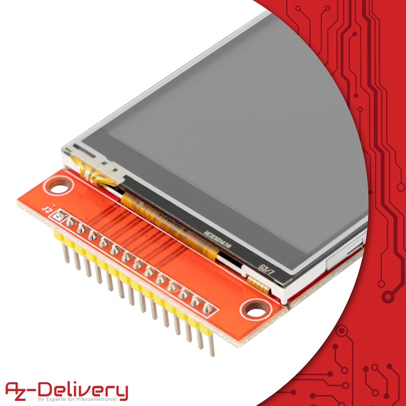 AZDelivery 3 x 2.8 Inch LCD TFT Touch Display -