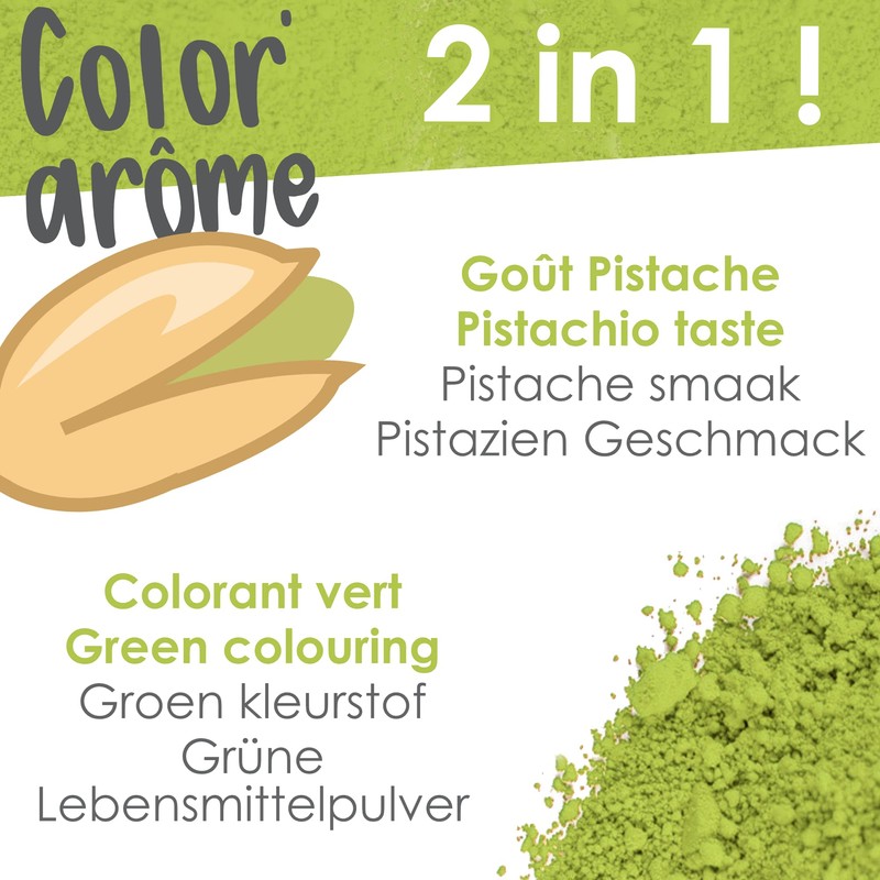 Youdoit Green Food dye Pistachio Flavor - 10 g