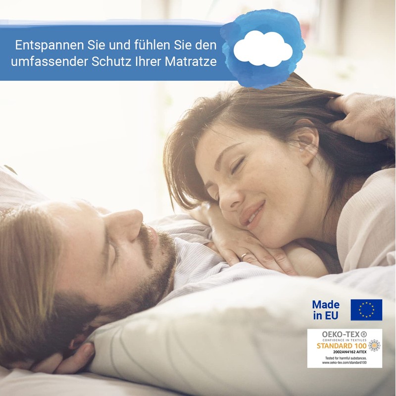 Velfont Terry Cotton Mattress Cover 100 x 200 cm with