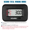 Runleader Digital Maintenance Hour Meter,AC/DC 5V to 277V for ZTR