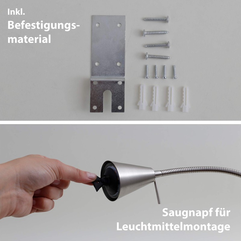 Briloner Leuchten LED Bed Light with On/Off Switch 4.7 Watt