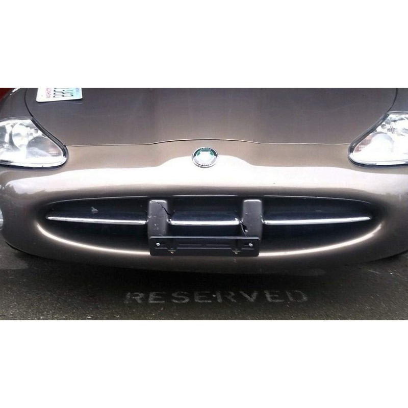 2 Front License Plate Tag Holder Mounting Adapter Bumper Kit