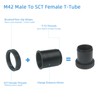 Telescope SCT Adapter M42x0.75mm Telescope Camera Adapter T2 Ring Set