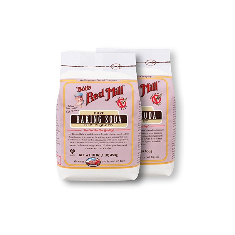 Baking Soda, Gluten Free 2/16oz Bob's Red Mill, Packaging May