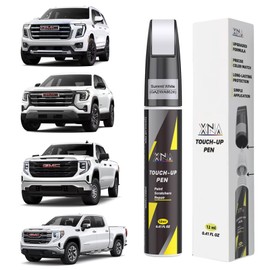 Summit White/Interstellar White(GAZ/WA8624) for GMC Car Touch Up Paint, 2 in 1 Car Scratch Remover with Pen Tip and Brush, Exact Color-Matched for Car Paint Scratch Repair