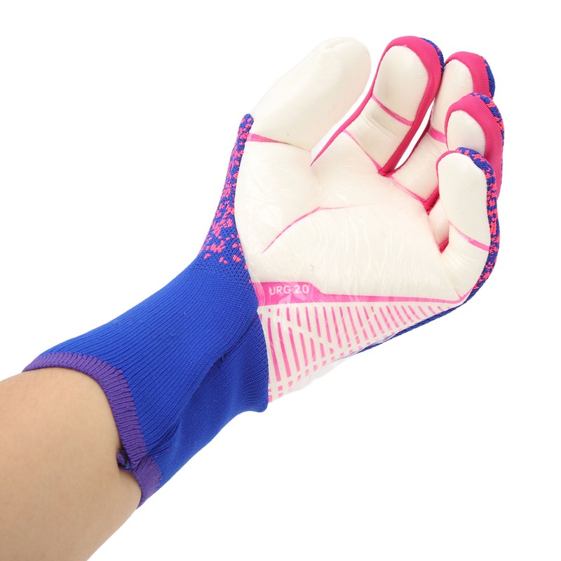 1Pair Goalkeeper Gloves Soccer Goalie Gloves Latex Strong Grip Breathable