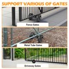 6" Rolling Gate Rubber Wheel Carrier – Heavy-Duty Wheel for
