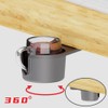 FUGEST 360 Degree Rotating Drink Holder Desk Drink Holder Desk