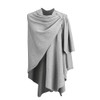 DEMDACO Keyhole Pullover Poncho Travel Wrap, One Size Fits Most
