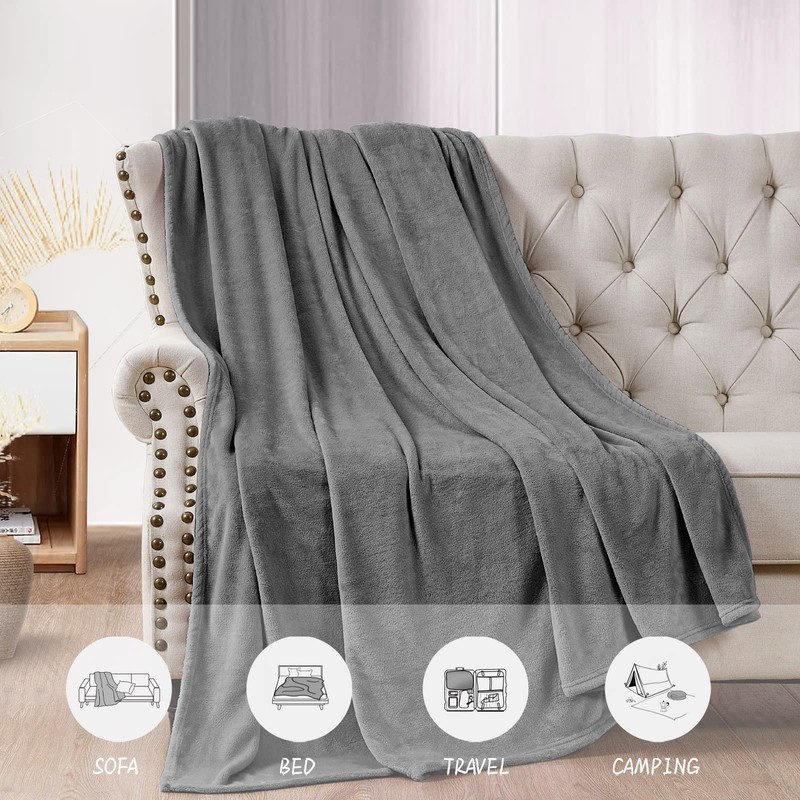 Cuddly, Fluffy Blanket, 130 x 160 cm - Small Fleece