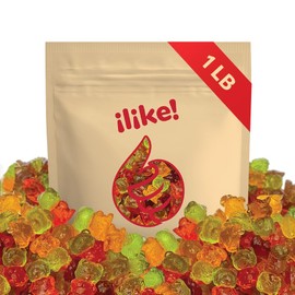 3D Gummies | 1 Pound Pack | Gummi Bears Candy | Assorted Fruit Flavors | Kids' Party Favors | Fun Goody Bag Fillers | Chewy Novelty Treats