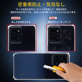 Protective Case For Oppo Reno 7 A (OPG04), Thermoplastic Polyurethane, Back Cover, Soft, Transparent Shell Protector, Shockproof, Airbags, Anti-Slip, Scratch Resistant, Thin, Lightweight, Slim