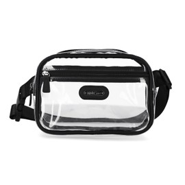 MultiSac Clear Belt Bag Stadium Approved Clear Fanny Pack Crossbody Waist Bag Sling Concerts Sports Events Travel