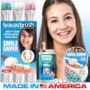 SMILE SAVER 360° * BRACES BRUSH * 3-Sided Toothbrush *