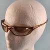 Gateway Metro Safety Glasses Full Face Caramel Frame Bronze Mirror