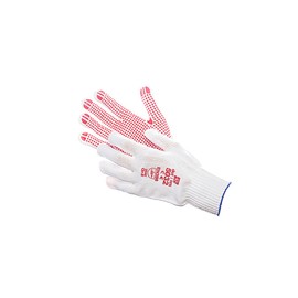 Jah 5032 Cotton / Nylon Knitted Gloves 12 Pairs Medium Weight White Size 11