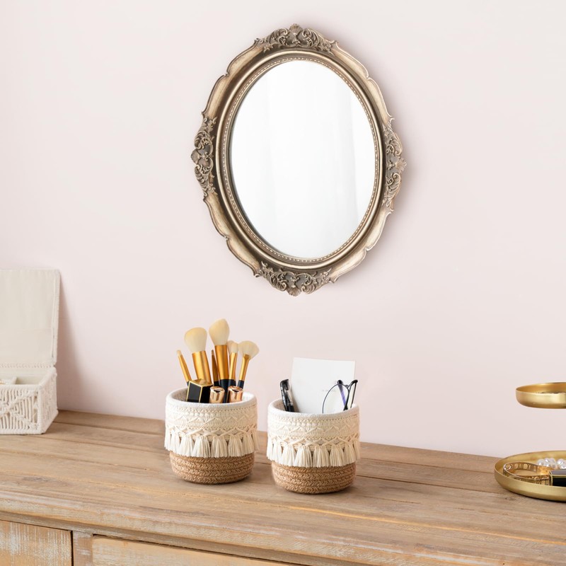 Kotkiddy Set of 2 Makeup Brush Holder, Organiser, Comb Brush,