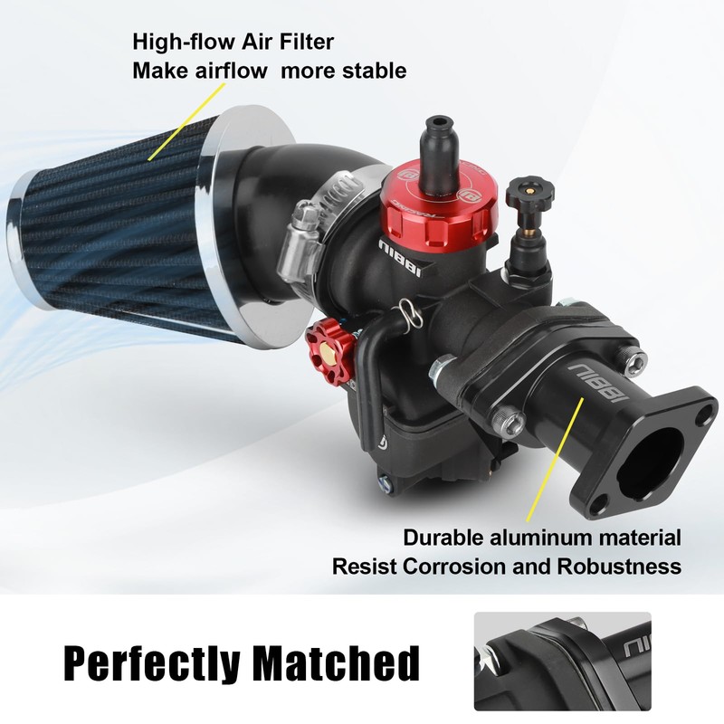 NIBBI 24mm Carburetor Performance Carb for Predator 212cc 196cc 224cc