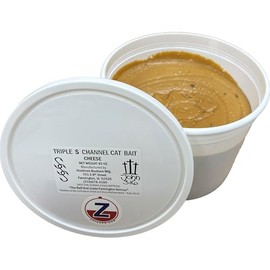 45oz Triple S Catfish Bait Tub - Original Cheese Formula - Formerly Sonnys Super Sticky - Discounted Shipping for Multiple Items.