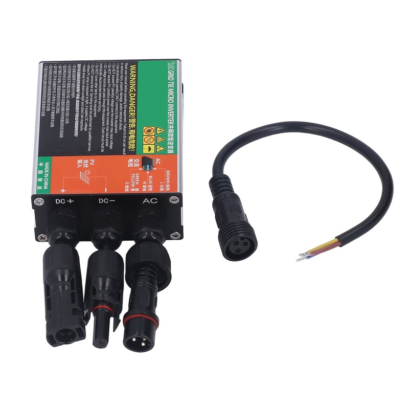 MPPT Solar Grid Tie Inverter Pure Sine Waving Aluminium Alloy