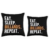 Billiards Pool Snooker Table Set Accessories Gifts Eat Sleep Repeat