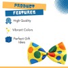FNA FASHIONS Vibrant Jumbo Clown Bow Tie - One Size