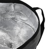 Round Insulated Bag 11x7in Oxford Cloth Casserole Carrier Reusable Cooler