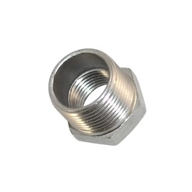 Megairon 3/4" Male NPT to 1/2" Female NPT Female Reducing/Reducer Bushing Pipe Fitting,Adapter,Stainless Steel SS 304 Hex Bushing