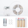 Marreal Battery Powered Led Strip Lights,6.56FT 120Led Battery led Strip