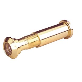 Prime-Line MP4178 Door Viewer, 160 Degree, 1/2 In. Diameter, Polished Brass Finish (Single Pack)