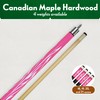 Iszy Billiards 2 Piece Hardwood Maple Pool Cue Billiard Stick