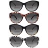 ZONLON 4 Pack Bifocal Sunglasses for Men and Women -