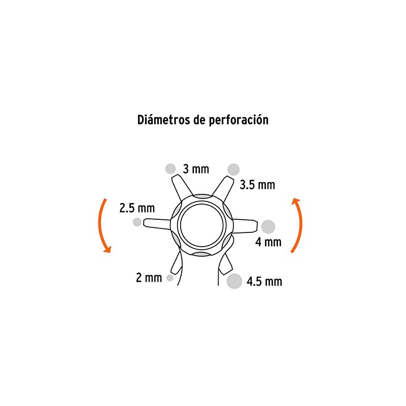 Truper PSA-9, Pinza sacabocados, mango ergonómico